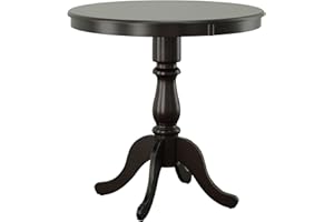 CAROLINA CLASSIC Carolina Chair and Table Hamilton Round Pedestal Bar Table, Espresso, 36-Inch