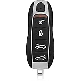 Keylessbest Replacement for 2015 2016 2017 2018 Porsche 911 Boxter Cayenne Cayman Macan Panamera Key Fob Remote Control KR55WK50138 4 Buttons 315MHz
