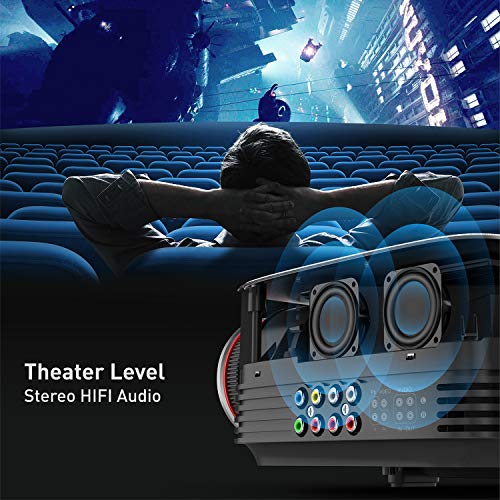 image for Projector, TaoTronics Video Projector 3500 lumens 200