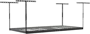 MonsterRax 4x8 Overhead Garage Storage Rack - 500 Pound Weight Capacity ...