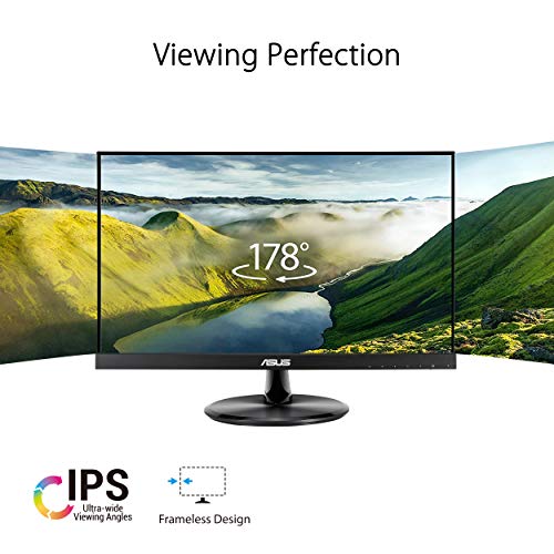 ASUS VP229HE 21.5” Monitor, 1080P Full HD, 75Hz, IPS, FreeSync/Adaptive-Sync, Eye Care, HDMI VGA, Frameless, VESA Wall… - Image 4