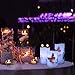 Set of 3 Flameless LED Candles Color Changing Flicker,Light Mode Option Real Handmade butterflies and plant specimens with Timer and 18-key Remote for Mother's Day,Wedding,Votive,Yoga and Decoration