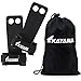 KAYANA 2 Hole Leather Gymnastics Hand Grips - Palm Protection and Wrist Support for Cross Training, Kettlebells, Pull ups, Weightlifting, Chin ups, Workout, & Exercise