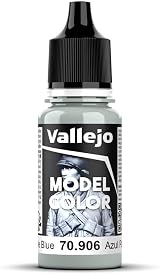 Vallejo Model Color Pale Blue 17 ml Acrylic Paint Eyedropper Brush