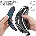 OutdoorMaster Ski Goggles PRO - Frameless, Interchangeable Lens 100% UV400 Protection Snow Goggles for Men & Women (VLT 15% Colourful Lens Free Protective Case)
