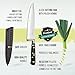 Zanpeda 8 inch chef knife - Professional Kitchen Knife with Ergonomic Handle - High Carbon Steel Chef Knife & Knife Case