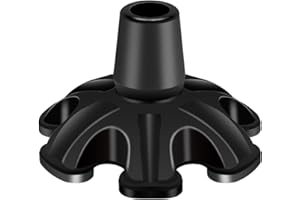 Cane Tip PANZHENG 3/4 inch 6 Support Cane Feet Self Standing Canes Tip, 6 Support Feets Base Replacement Walking Canes, Walking Sticks, Folding Canes