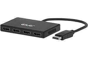 Club 3D CSV-7400 DisplayPort to Quad Displayport MST Hub 4 x 4K 30Hz