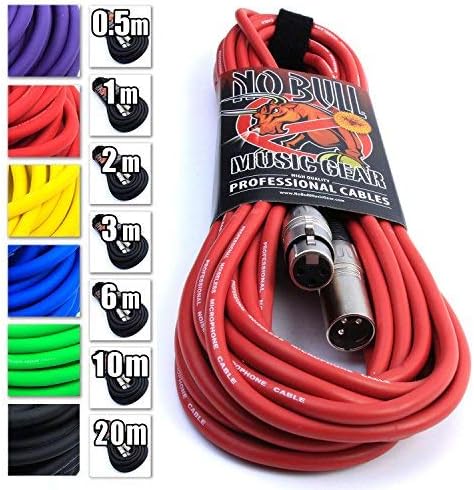 No Bull Nordell Music Gear' Premium XLR Cable (Red