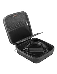 Borescope   Bolsa de transporte para cámara WiFi y endoscopios USB de Depstech con cable de 10 metros de ancho, karité, pancelente, fanónica, bolsillos para USB, espejo retrovisor de almacenamiento