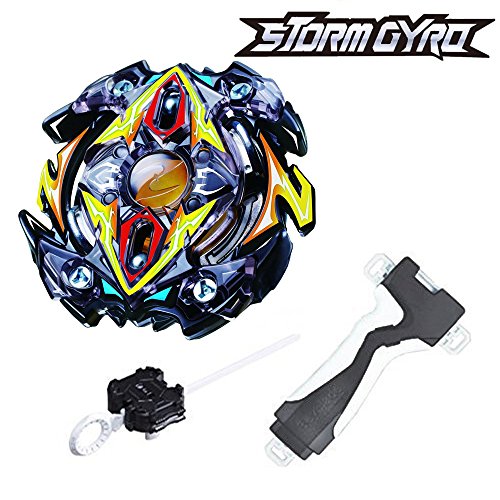 STORM GYRO Bey Battling Blades Game Tops, Burst B-59 Zillion Zeus.I.W. Zeus Burst Starter with Grip Launcher