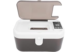 VBESTLIFE Baby Wipe Warmer, Smart Temperature Control with 3 Top Heating Modes, Gentle Night Light, Large Capacity Diaper Wip