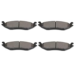 cciyu D967 Rear Semi-Metallic Disc Brake Pads Kit