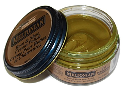Meltonian shoe cream, 1.55 oz, medium brown