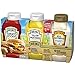 Heinz Tomato Ketchup, Yellow Mustard and Real Mayonnaise Variety Pack (49 oz Pack, Pack of 3)