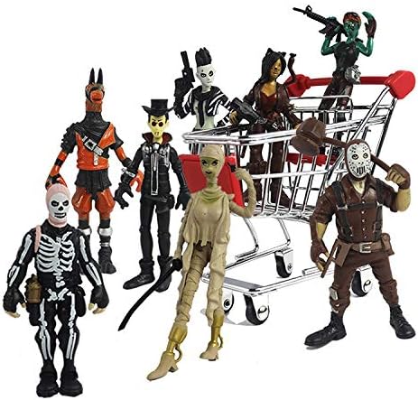 JJLESUN3 Fortnite Game Action Figures,3D Characters Dolls Model Anime Cartoon,For Kid Teens Birthday Present 8Pcs/Set,Adults Popular Art Gifts Collection Merchandise Pvc Toys