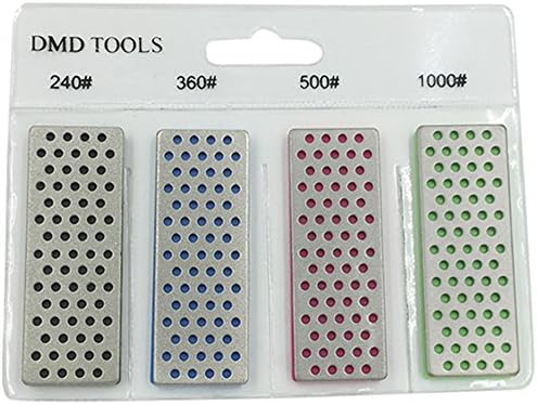 Ski & Snowboard Edges Base Diamond Files Plate Set Skiing Sharpeners Tuning Tools Snowboard Edge Polishing Whetstone Plate 70mm in Length 240 360 500 1000 Grit Stone