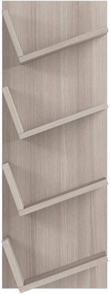 VCM Wooden Wall Hanging Shelf Bookcase Wall Board Decorative Board Lansi Mini Wooden Wall Hanging Shelf Bookcase Wall Board Decorative Board Lansi Mini Sonoma oak (rough sawn) - Image 5