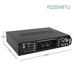 Pyle 4-Channel Bluetooth Home Power Amplifier