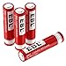 EBL 10440 Li-ion Rechargeable Batteries 3.7V 350mAh for LED Flashlight Torch, 4 Packs
