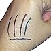 Nikka Notto Liquid Eyeliner Waterproof Set of 5 Intense Satin Colors. Black, Brown, Blue, Green & Purple, Stay All Day, Smudge Free, Quick Dry, Smooth Application, Valentine's Gift for Her