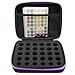 Essential Oils Carrying Case for 30 Bottles, Hard Shell 5/10/15 ML Essential Oils Bottles Travel Storage Case Organizer with EO Bottle Opener and 384 Stickers by Boulou