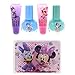 Townley Girl Minnie Mouse Kiss It Paint It Lip Gloss and Nail Polish Set with Makeup Case, 5 Pieces