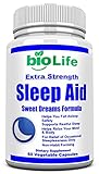 Natural Sleep Aid - Herbal, Non-Habit Forming Sleeping Pill. Supports Mood, Stress & Appetite Suppression. GABA, L-Theanine, Phellodendron, Mucuna Pruriens, Magnesium 5HTP & Melatonin. 60 Veggie Caps