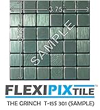 FLEXIPIXTILE, SAMPLE, Aluminum Mosaic Tile, Peel & Stick, Kitchen Backsplash, Accent Wall, THE GRINCH