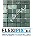FLEXIPIXTILE, SAMPLE, Aluminum Mosaic Tile, Peel & Stick, Kitchen Backsplash, Accent Wall, THE GRINCH