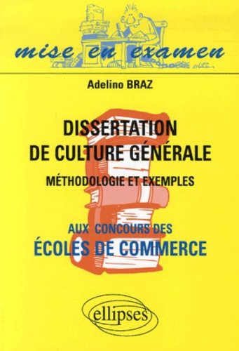 Dissertation de culture générale