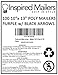 Inspired Mailers - Poly Mailers 10x13-100 Pack - Arrows (Purple) - Shipping Envelopes for Clothing - Poly Bags for Shipping - Poly Mailer Bags - Mailing Envelopes