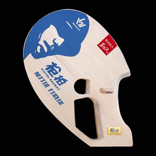 Sanwei Pistol Grip Q2 Tt Wood World First Pistol Grip Table Tennis Bat