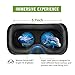 VR headset with Bluetooth Remote Controller IMESIV T04B Virtual Reality Headset 3D VR Glasses for 3D Video Movies Games for Apple iPhone, Samsung Sony HTC More Smartphones Black