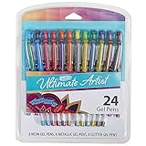 RoseArt Ultimate Artist Gel Pens, 24 count