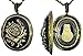The Holy Black Rose of Santa Muerte Cameo Charm - Believers of The Blessed!