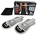 Nordic Lifting 1 Pair Neoprene Ankle/Wrist Weights – 1 lb, Grey – Adjustable Strap-On Weights for Arm, Leg, Wrist – Great for Walking, Jogging, Kids Gymnastics – Unisex Design