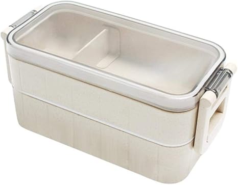 Amazon お 弁当 箱 アルミ お弁当箱 2段 ランチボックス おべんとう箱 漏れ防止 大容量麦わら繊維 500 Ml 400 Ml麦わらランチボックス子供用電子レンジ弁当ボックスポータブルフルーツストレージコンテナー箸袋 弁当箱 オンライン通販