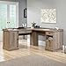 Sauder Barrister Lane L-Desk, Salt Oak finish