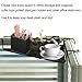 OKOMATCH Office Cubicle Corner Shelf Rack Desk Sundries Organizer/Balcony Corner Plant Caddy (Black,Iron Wire,1Pcs/Pack)