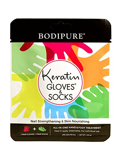 Bodipure Keratin Combo Pack Pair of Socks and Gloves
