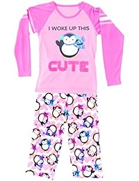 Two Piece Girls Pajamas Set