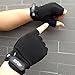 Crytech Workout Glove for Women Men, Breathable Anti-Slip Half Finger Sport Gloves Fingerless Training Gloves with Wrist Support for Fitness Gym Exercise Weight Lifting Cycling (X-Large, Black)thumb 4