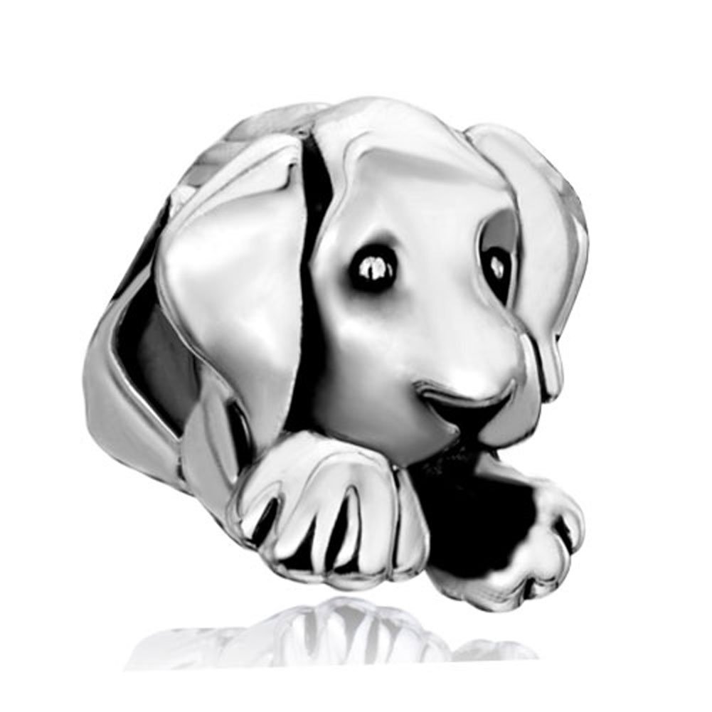 Pugster Sleepy House Dog Puppy Animal Charm Sale for Pandora/Troll/Chamilia Style Bracelet