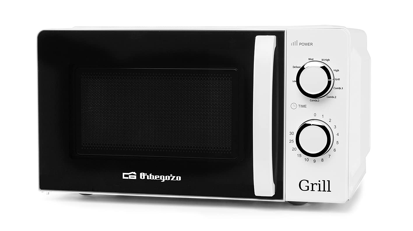 Orbegozo-Mig-2130-Microondas-Con-Grill-Con-20-Litros-De-Capacidad-5-Niveles-De-Funcionamiento-Y-3-Funciones-Combinadas
