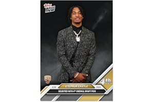 HOFSM.COM HALL OF FAME SPORTS MEMORABILIA 2024 Topps Now Stephon Castle #D3 Draft Night San Antonio Spurs Rookie RC Basketball Card