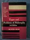 Types and Problems of Philosophy 3rd Edition