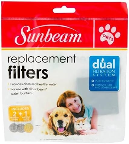 sunbeam pet fountain filters