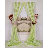 Curtain Critters ALLNGF270510COL Plush Safari Lion and Giraffe Collector Set