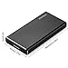 Zheino MSATA SSD Enclosure Half Size Msata and MSATA SSD to USB 3.0 Aluminum Housing External Converter mSATA Adapter Enclosure mSATA Case with USB 3.0 Data Cable Support UASP (Black)